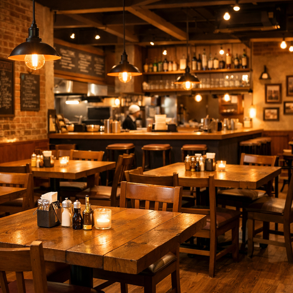 cozy casual dining atmosphere
